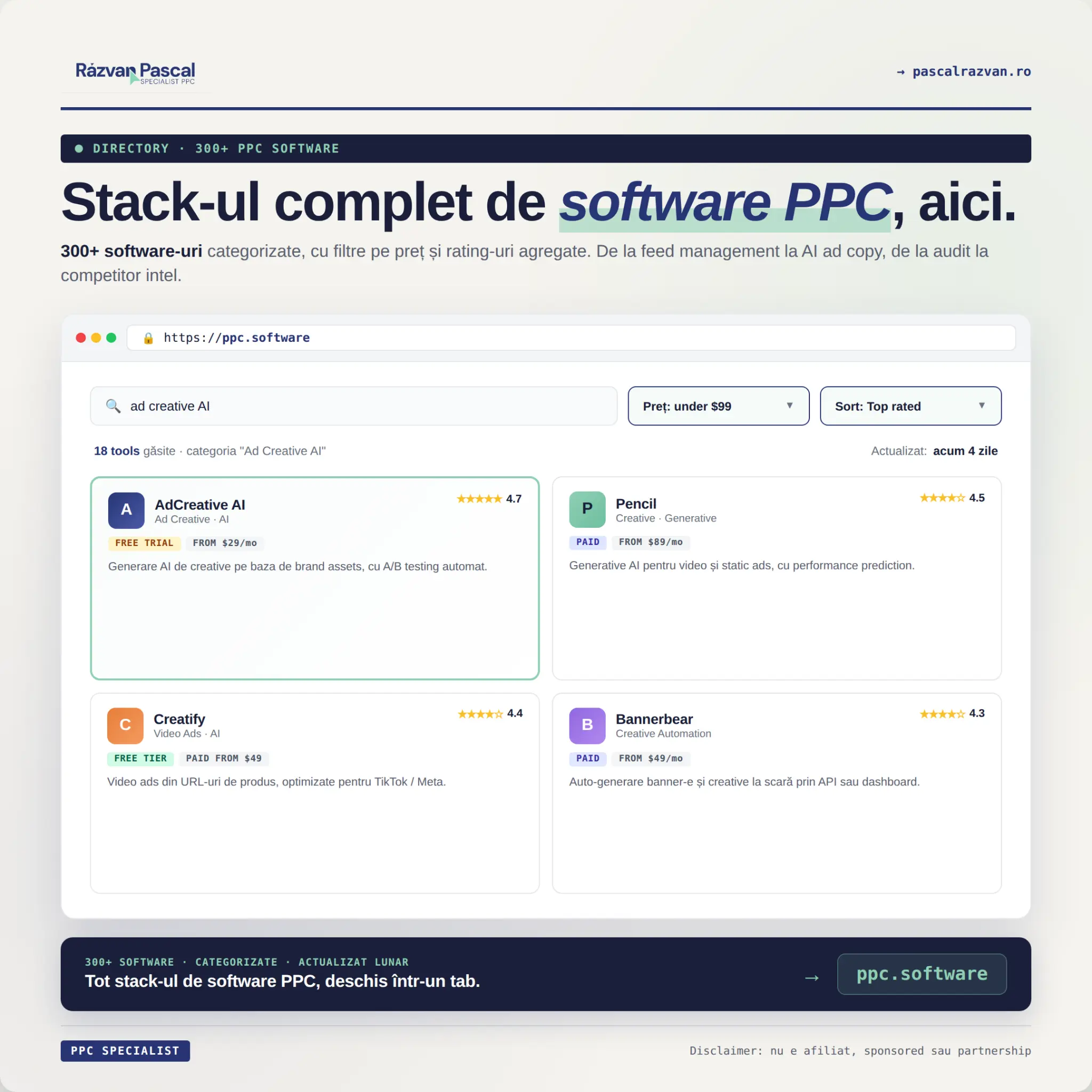 ppc.software - Director 300+ software-uri PPC