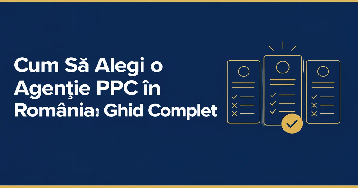 Cum Să Alegi o Agenție PPC în România: Ghid Complet